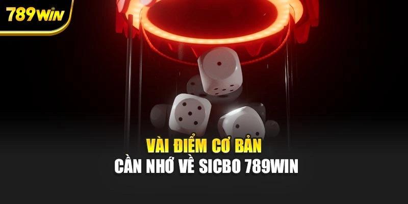 Vài điểm cơ bản cần nhớ về Sicbo 789WIN